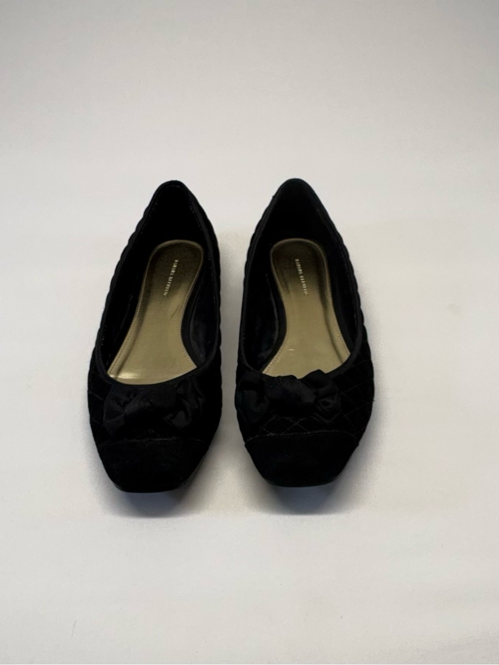 Banana Republic Black Alana Bow Ballet Flats - Size 10
